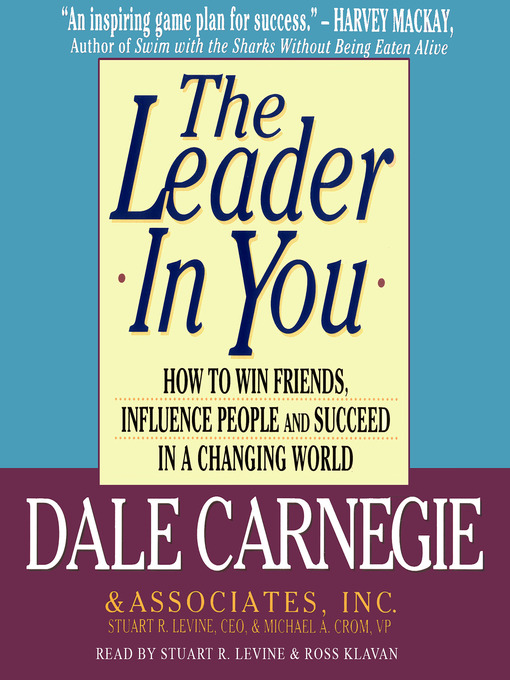 Title details for The Leader in You by Stuart R. Levine - Available